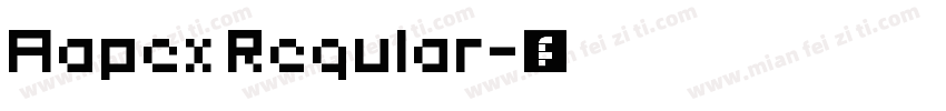 Aapex Regular字体转换